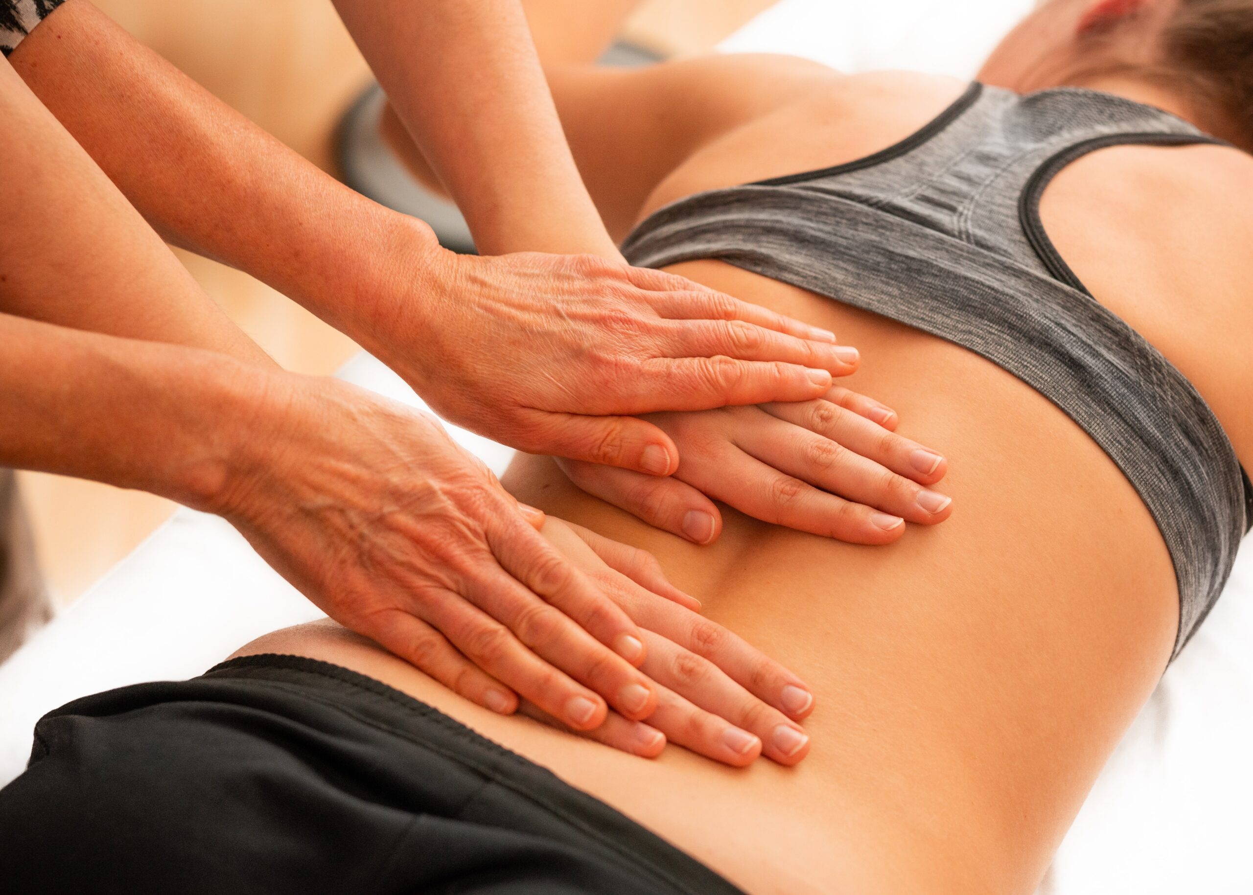 Hands on care for back pain