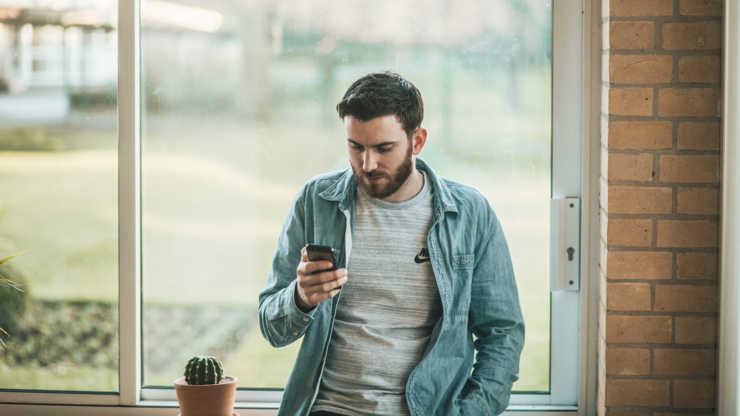 person on cellphone