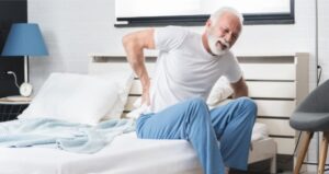 Senior with Back Pain