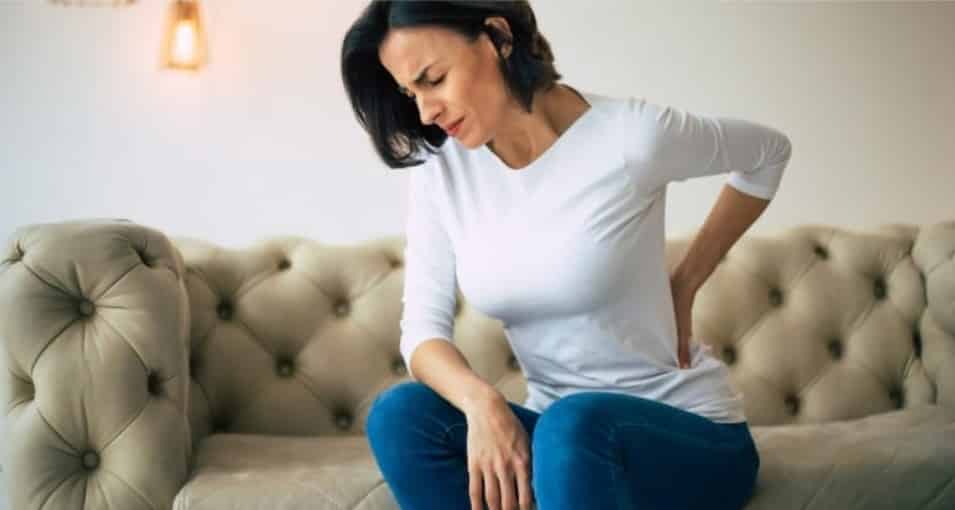 Lady with Back Pain