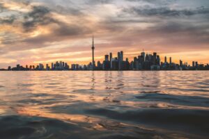 Toronto shoreline.