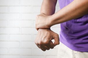 Sore wrist from arthritis