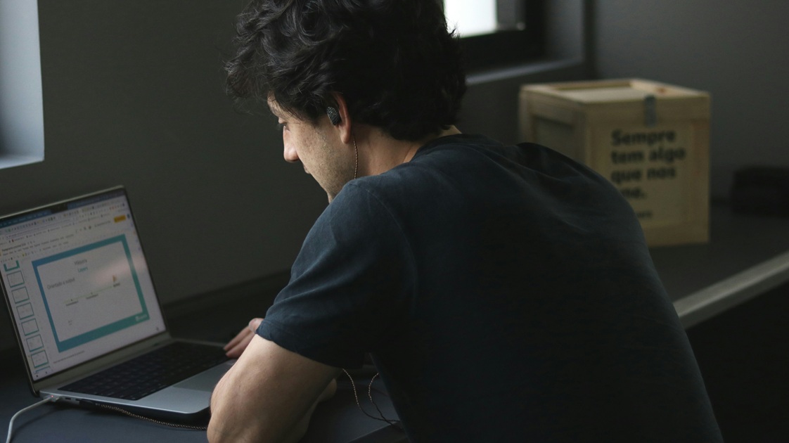 Toronto office worker sitting with poor posture causing back pain