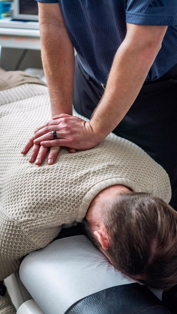 Toronto chiropractor providing gentle back adjustment