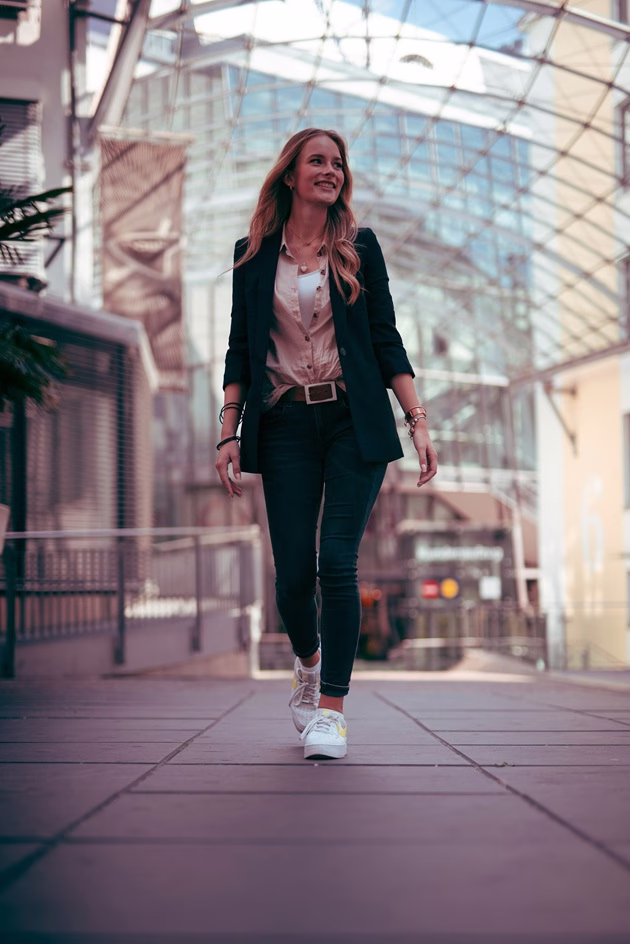 person walking with no pain